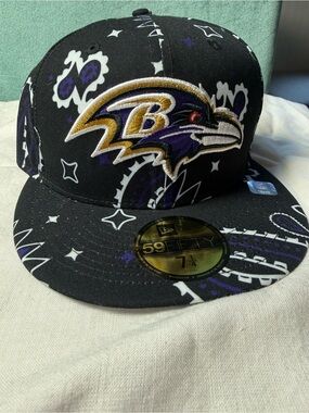 New Era Baltimore Ravens Black, Purple & Gold 59FIFTY Fitted Cap
